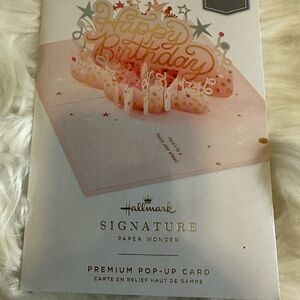 🩷5/$10 Hallmark Signature Paper Wonder Birthday Card - Pink